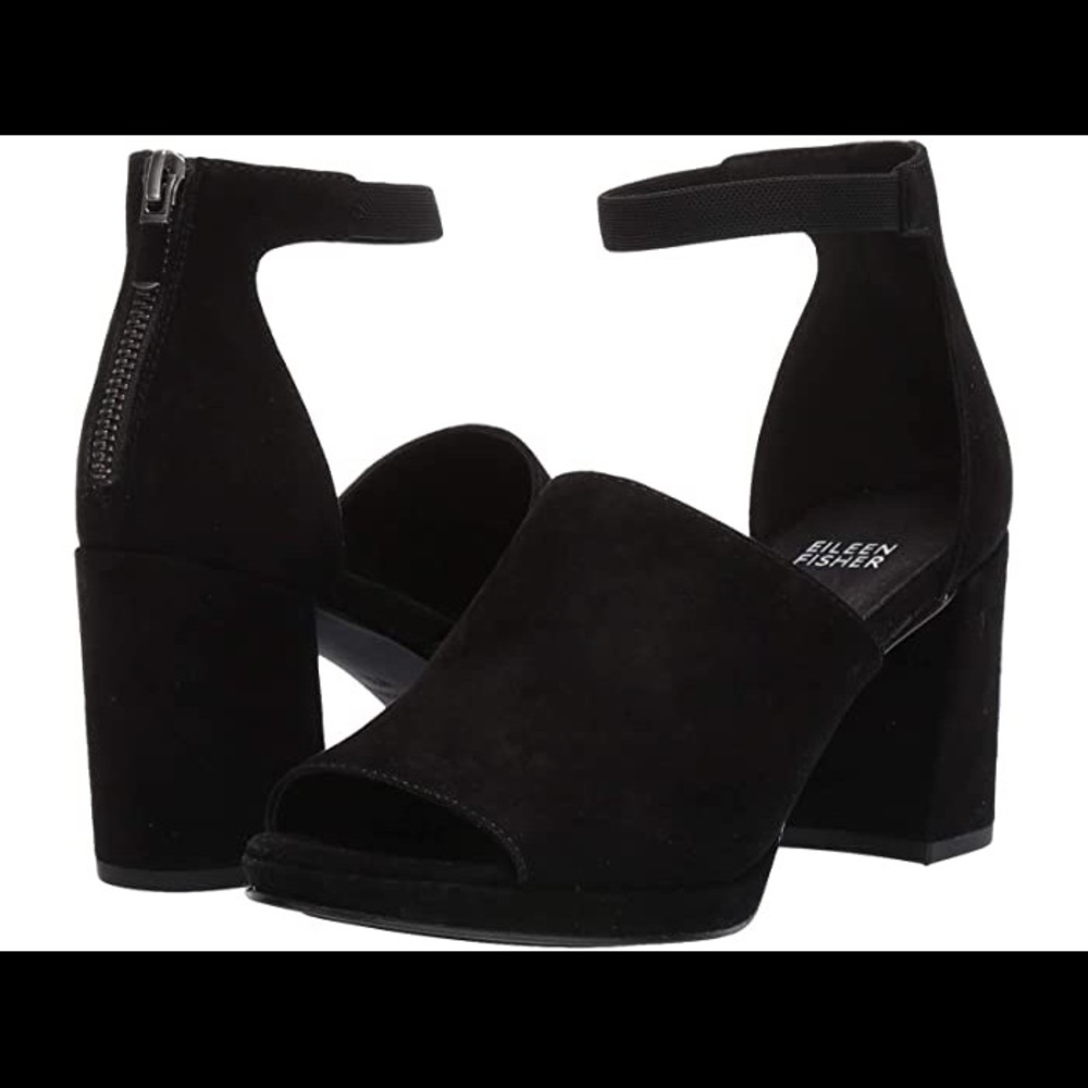 *NWT Eileen Fisher Marty Suede Heels